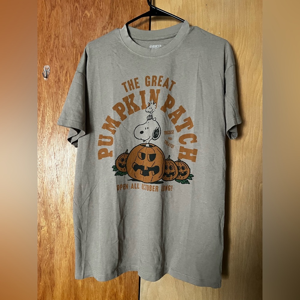 NWT American Eagle Oversized Snoopy Halloween Graphic Tshirt, size XS/S